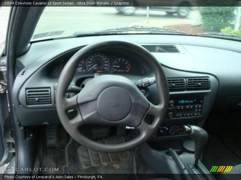 Ultra Silver Metallic / Graphite 2004 Chevrolet Cavalier LS Sport Sedan
