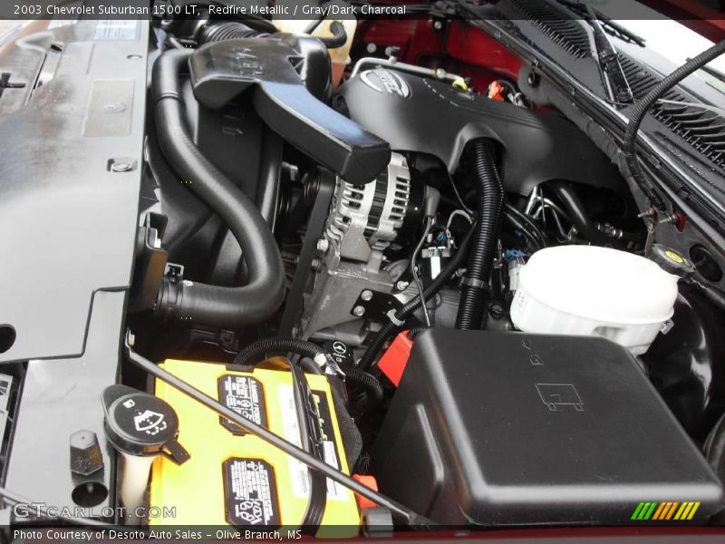 Redfire Metallic / Gray/Dark Charcoal 2003 Chevrolet Suburban 1500 LT
