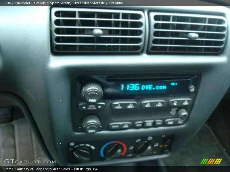 Ultra Silver Metallic / Graphite 2004 Chevrolet Cavalier LS Sport Sedan