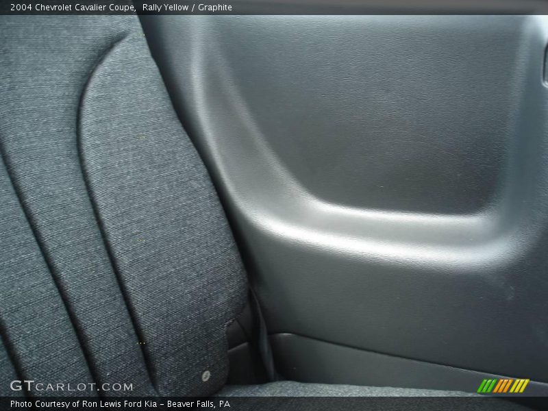 Rally Yellow / Graphite 2004 Chevrolet Cavalier Coupe
