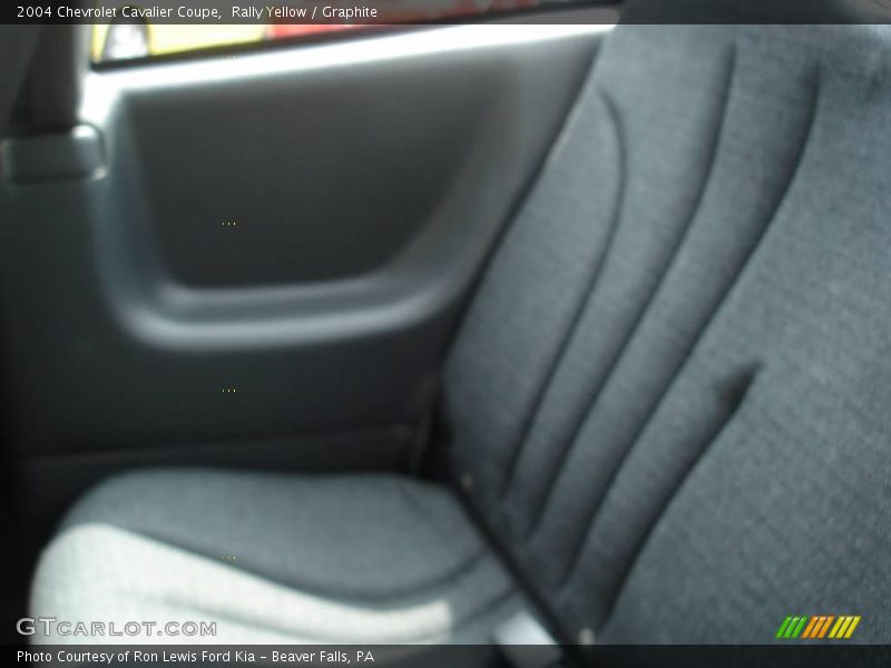 Rally Yellow / Graphite 2004 Chevrolet Cavalier Coupe