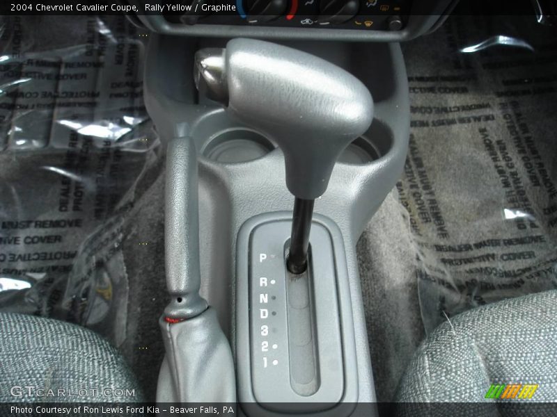 Rally Yellow / Graphite 2004 Chevrolet Cavalier Coupe