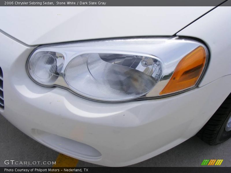 Stone White / Dark Slate Gray 2006 Chrysler Sebring Sedan