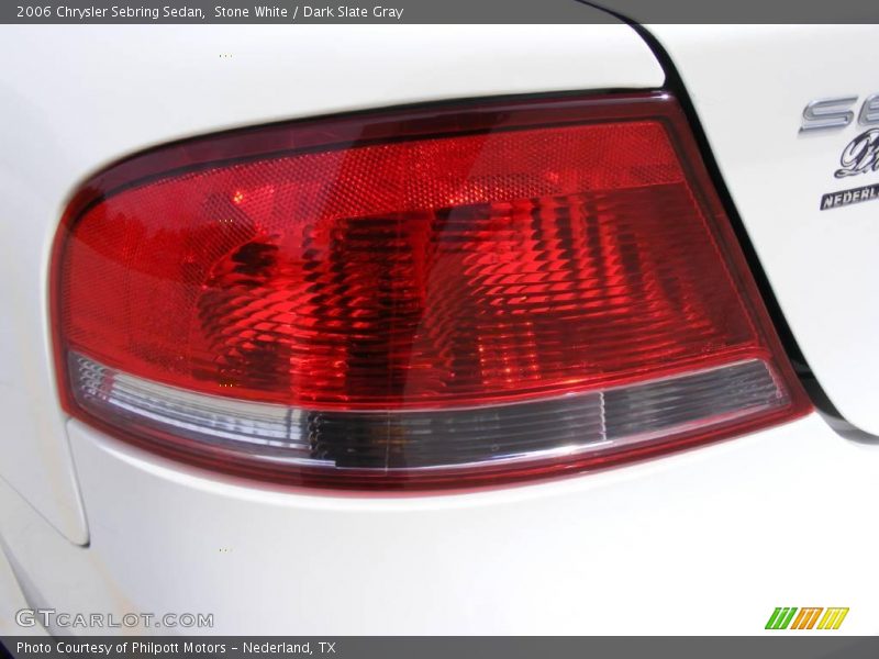 Stone White / Dark Slate Gray 2006 Chrysler Sebring Sedan