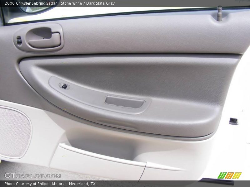 Stone White / Dark Slate Gray 2006 Chrysler Sebring Sedan