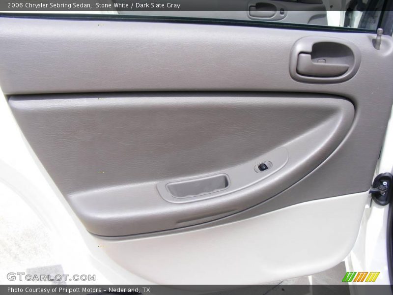 Stone White / Dark Slate Gray 2006 Chrysler Sebring Sedan