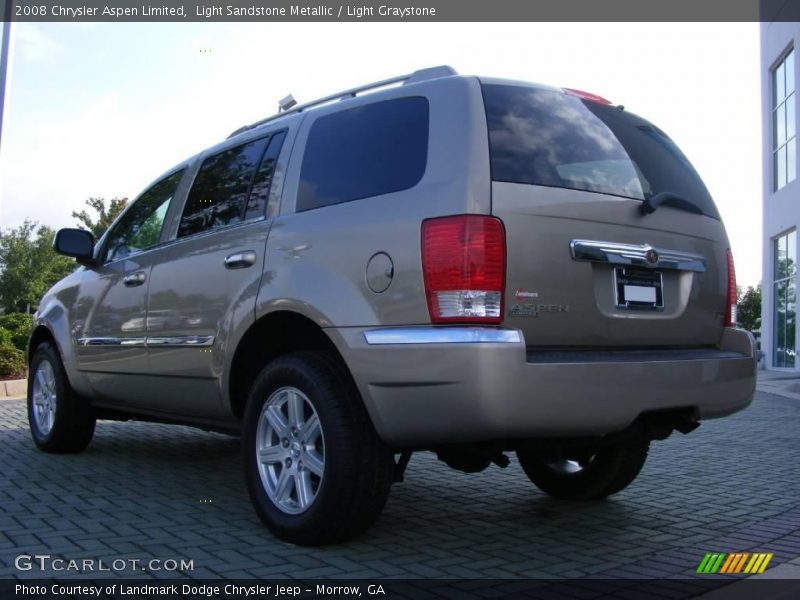 Light Sandstone Metallic / Light Graystone 2008 Chrysler Aspen Limited