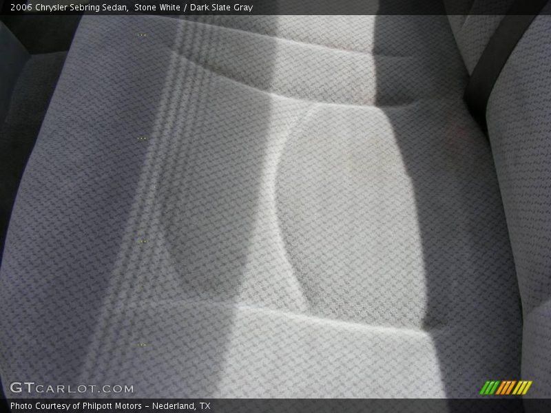 Stone White / Dark Slate Gray 2006 Chrysler Sebring Sedan