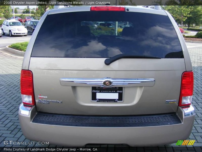 Light Sandstone Metallic / Light Graystone 2008 Chrysler Aspen Limited