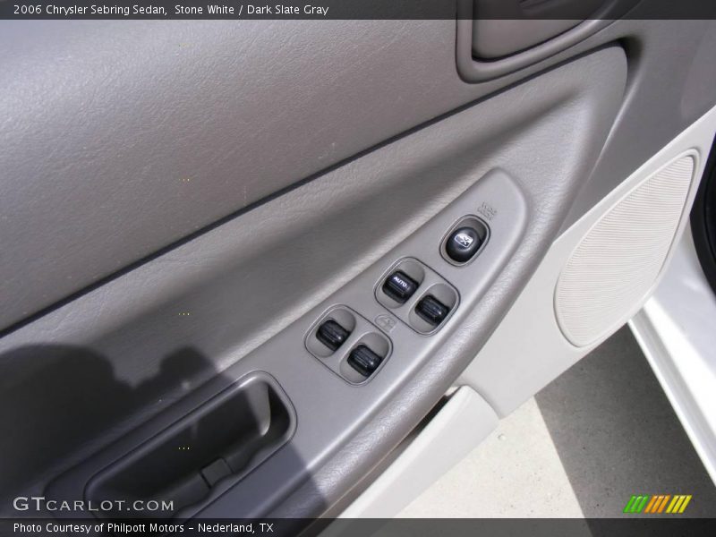 Stone White / Dark Slate Gray 2006 Chrysler Sebring Sedan