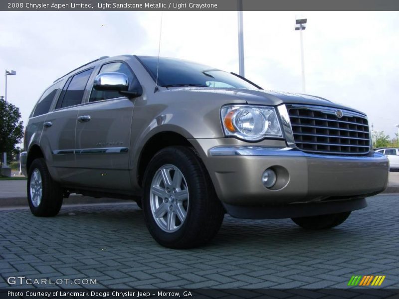 Light Sandstone Metallic / Light Graystone 2008 Chrysler Aspen Limited