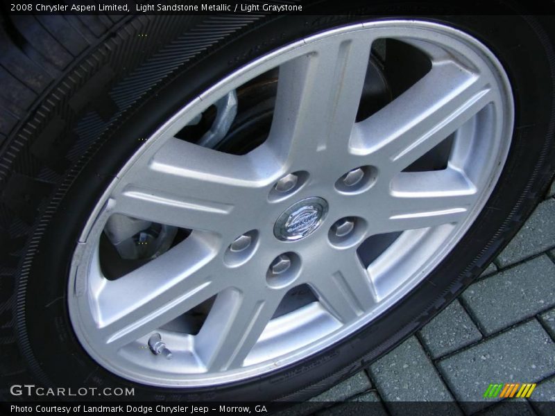 Light Sandstone Metallic / Light Graystone 2008 Chrysler Aspen Limited