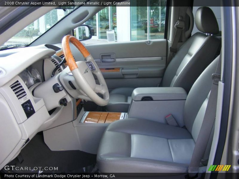 Light Sandstone Metallic / Light Graystone 2008 Chrysler Aspen Limited