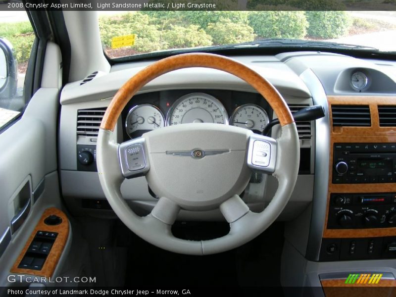 Light Sandstone Metallic / Light Graystone 2008 Chrysler Aspen Limited