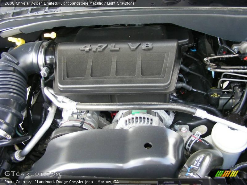 Light Sandstone Metallic / Light Graystone 2008 Chrysler Aspen Limited