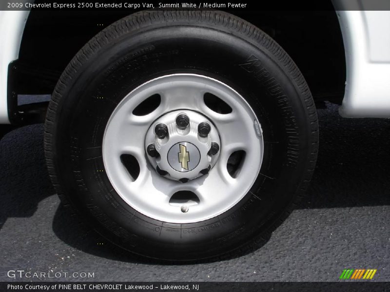 Summit White / Medium Pewter 2009 Chevrolet Express 2500 Extended Cargo Van
