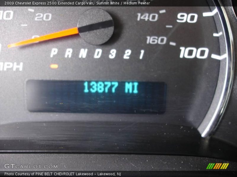 Summit White / Medium Pewter 2009 Chevrolet Express 2500 Extended Cargo Van