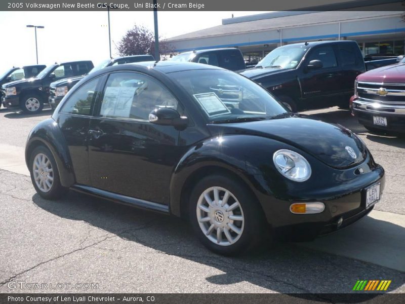 Uni Black / Cream Beige 2005 Volkswagen New Beetle GLS Coupe