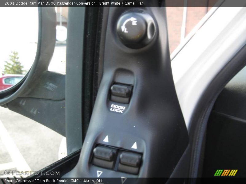 Bright White / Camel Tan 2001 Dodge Ram Van 3500 Passenger Conversion