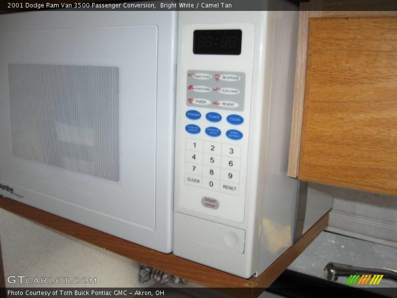 Bright White / Camel Tan 2001 Dodge Ram Van 3500 Passenger Conversion