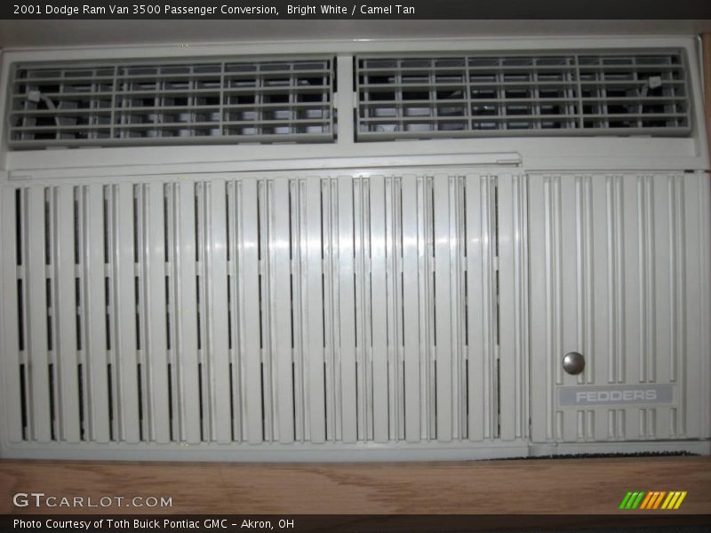 Bright White / Camel Tan 2001 Dodge Ram Van 3500 Passenger Conversion