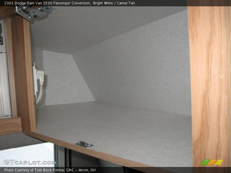 Bright White / Camel Tan 2001 Dodge Ram Van 3500 Passenger Conversion