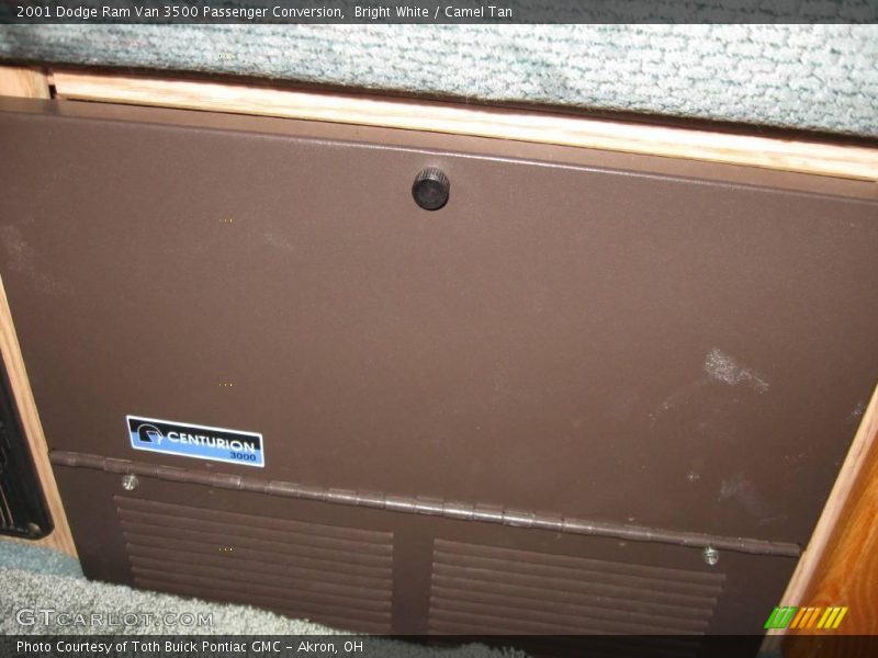 Bright White / Camel Tan 2001 Dodge Ram Van 3500 Passenger Conversion