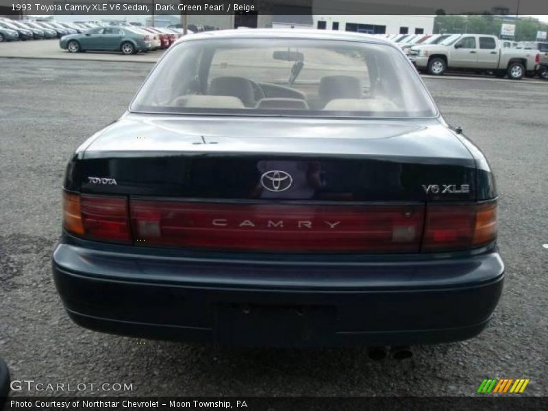 Dark Green Pearl / Beige 1993 Toyota Camry XLE V6 Sedan