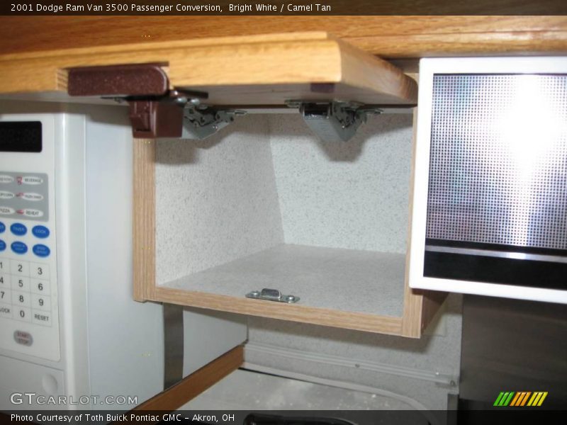 Bright White / Camel Tan 2001 Dodge Ram Van 3500 Passenger Conversion