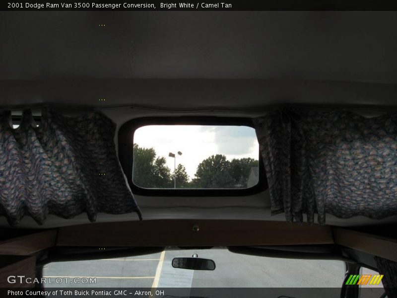 Bright White / Camel Tan 2001 Dodge Ram Van 3500 Passenger Conversion