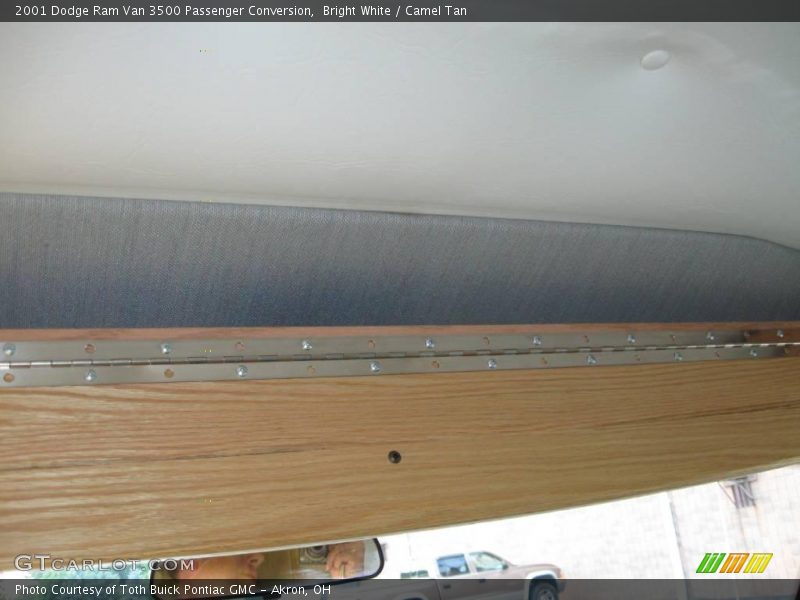 Bright White / Camel Tan 2001 Dodge Ram Van 3500 Passenger Conversion