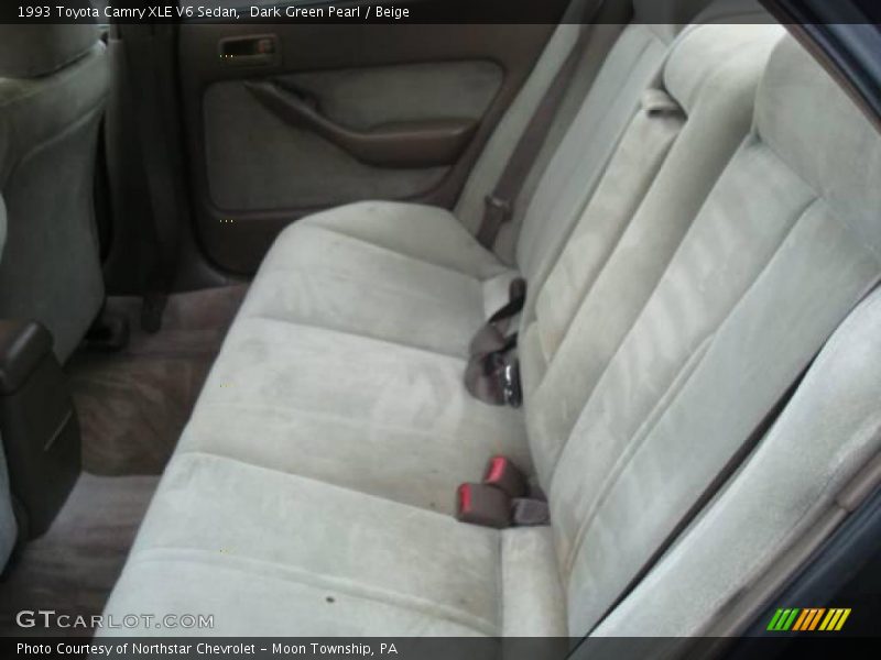 Dark Green Pearl / Beige 1993 Toyota Camry XLE V6 Sedan