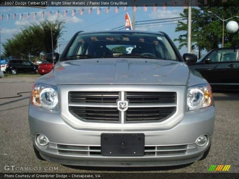 Bright Silver Metallic / Pastel Slate Gray/Blue 2007 Dodge Caliber SXT