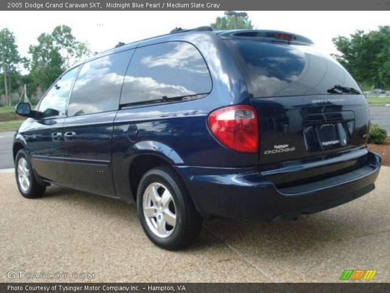Midnight Blue Pearl / Medium Slate Gray 2005 Dodge Grand Caravan SXT