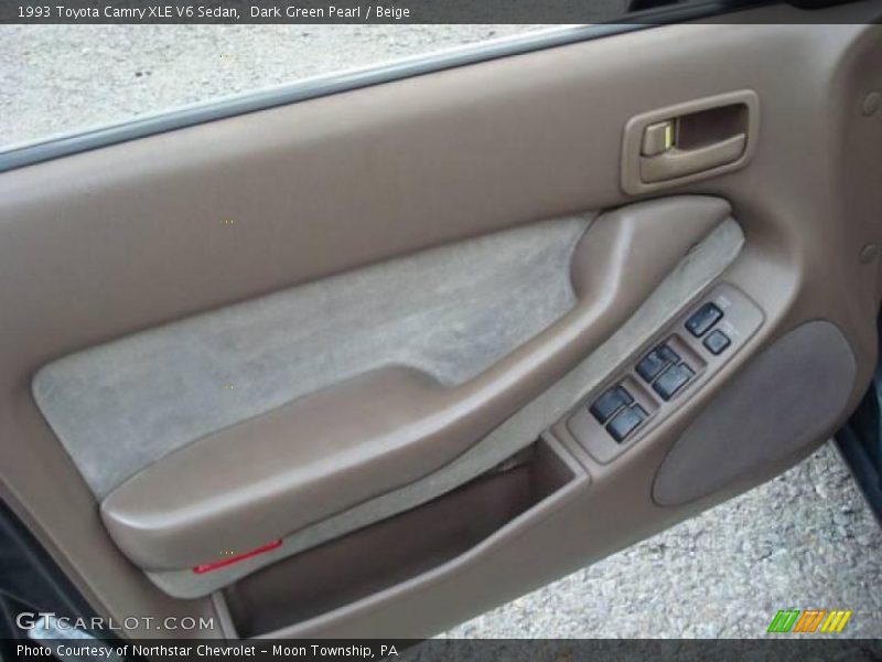 Dark Green Pearl / Beige 1993 Toyota Camry XLE V6 Sedan