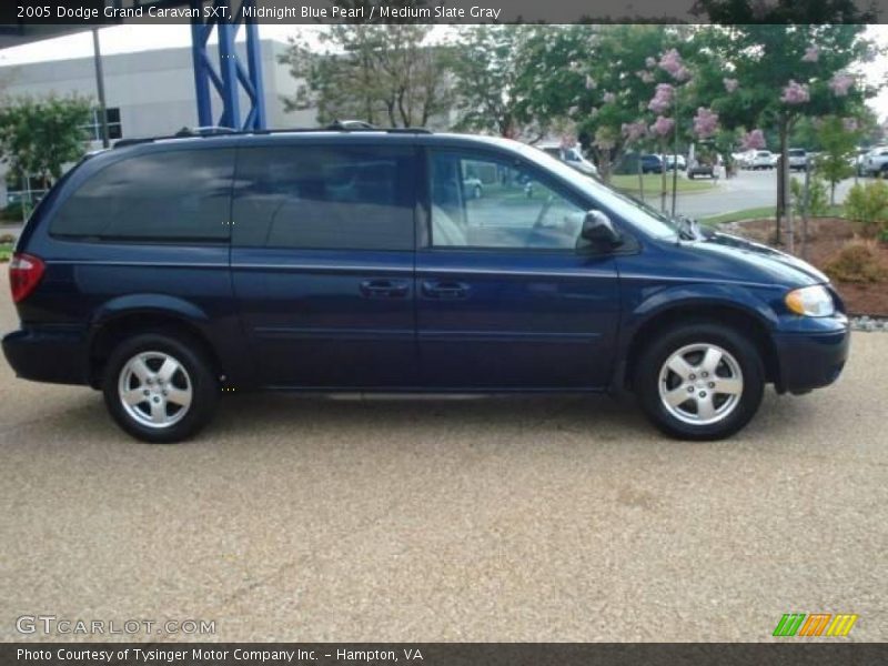 Midnight Blue Pearl / Medium Slate Gray 2005 Dodge Grand Caravan SXT