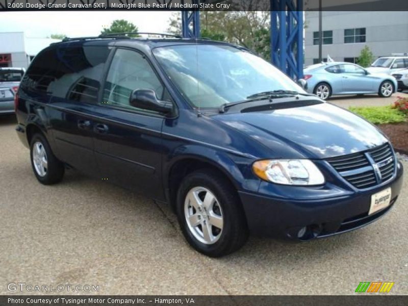 Midnight Blue Pearl / Medium Slate Gray 2005 Dodge Grand Caravan SXT