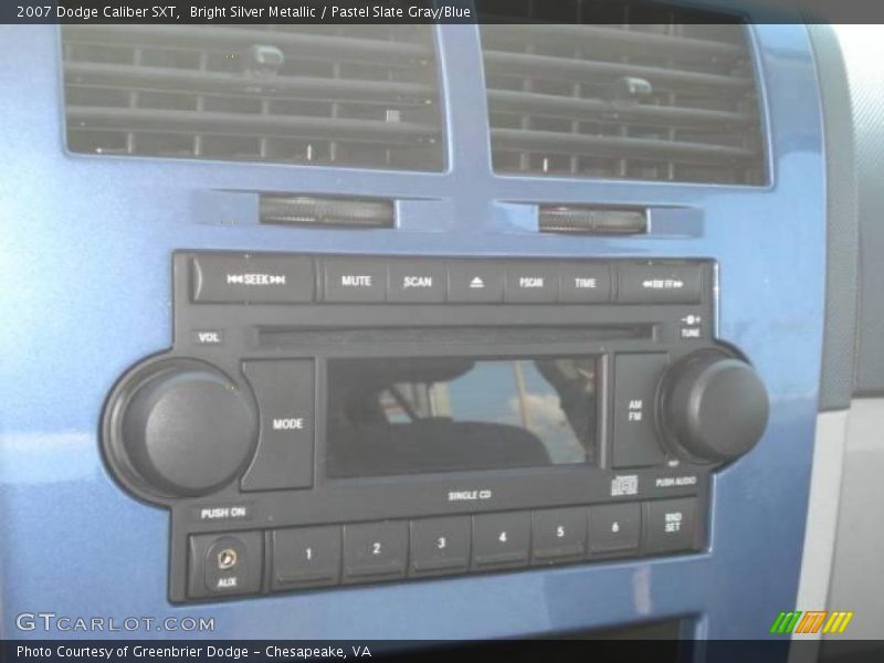 Bright Silver Metallic / Pastel Slate Gray/Blue 2007 Dodge Caliber SXT