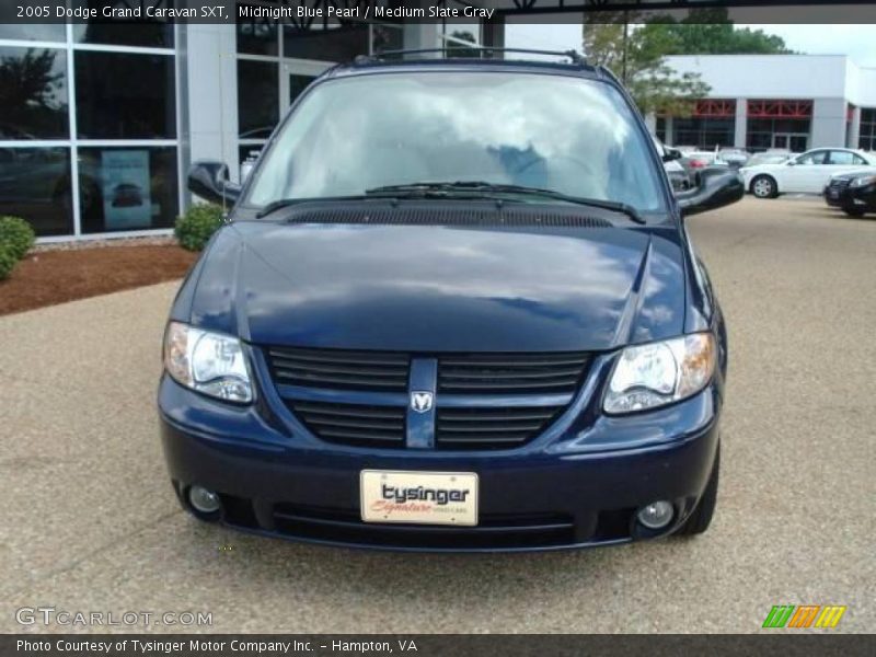 Midnight Blue Pearl / Medium Slate Gray 2005 Dodge Grand Caravan SXT
