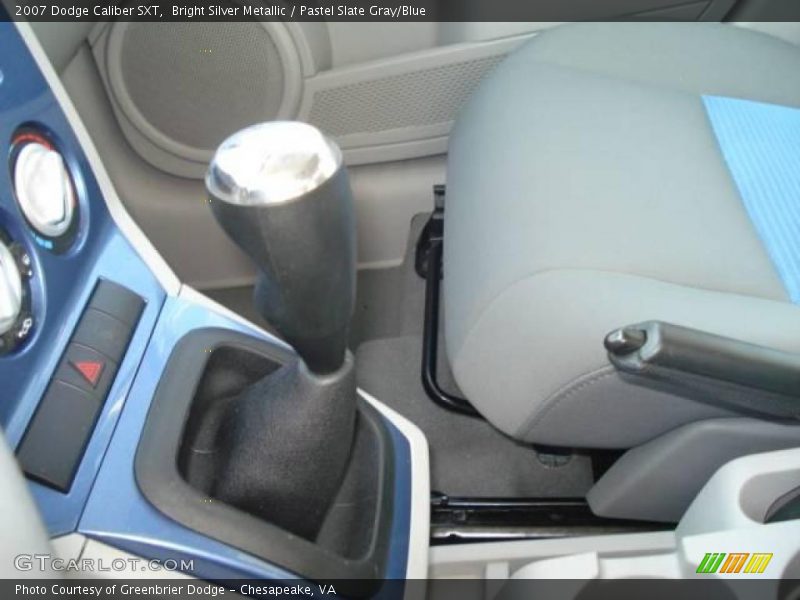 Bright Silver Metallic / Pastel Slate Gray/Blue 2007 Dodge Caliber SXT