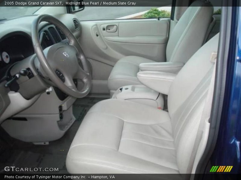 Midnight Blue Pearl / Medium Slate Gray 2005 Dodge Grand Caravan SXT