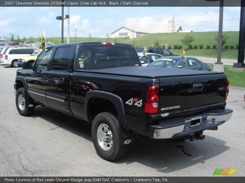 Black / Dark Charcoal 2007 Chevrolet Silverado 2500HD Classic Crew Cab 4x4