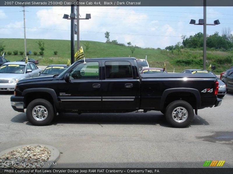 Black / Dark Charcoal 2007 Chevrolet Silverado 2500HD Classic Crew Cab 4x4