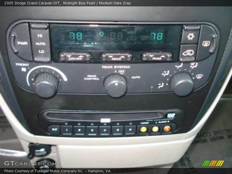 Midnight Blue Pearl / Medium Slate Gray 2005 Dodge Grand Caravan SXT