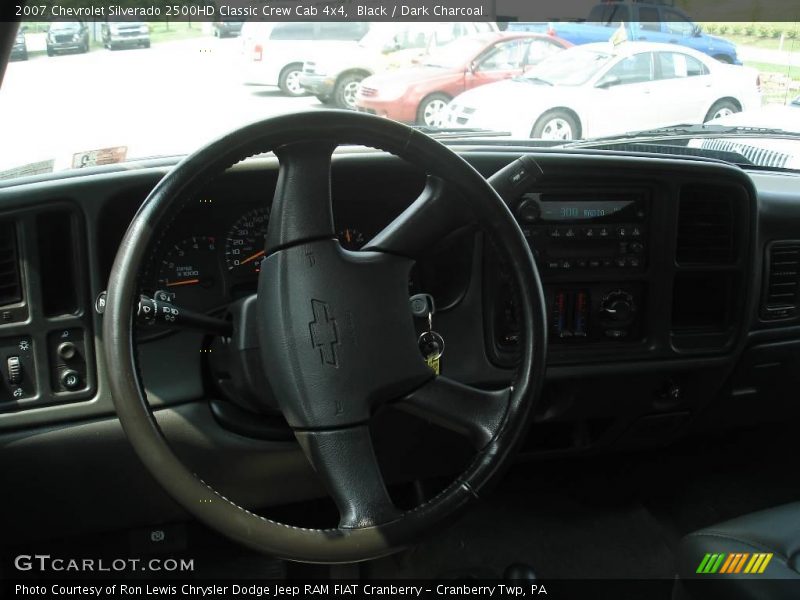 Black / Dark Charcoal 2007 Chevrolet Silverado 2500HD Classic Crew Cab 4x4