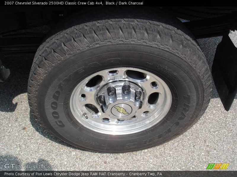 Black / Dark Charcoal 2007 Chevrolet Silverado 2500HD Classic Crew Cab 4x4