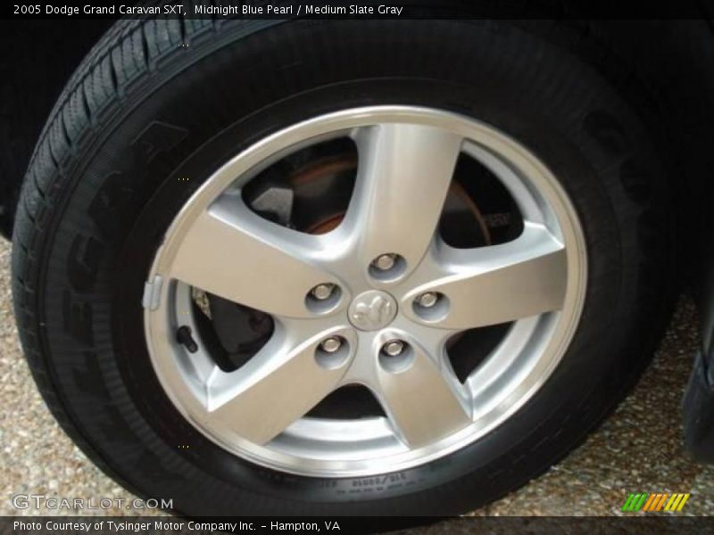 Midnight Blue Pearl / Medium Slate Gray 2005 Dodge Grand Caravan SXT