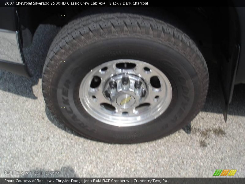 Black / Dark Charcoal 2007 Chevrolet Silverado 2500HD Classic Crew Cab 4x4