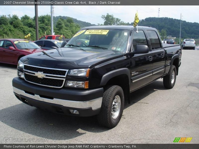 Black / Dark Charcoal 2007 Chevrolet Silverado 2500HD Classic Crew Cab 4x4
