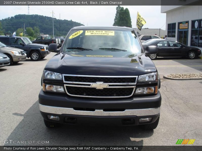 Black / Dark Charcoal 2007 Chevrolet Silverado 2500HD Classic Crew Cab 4x4